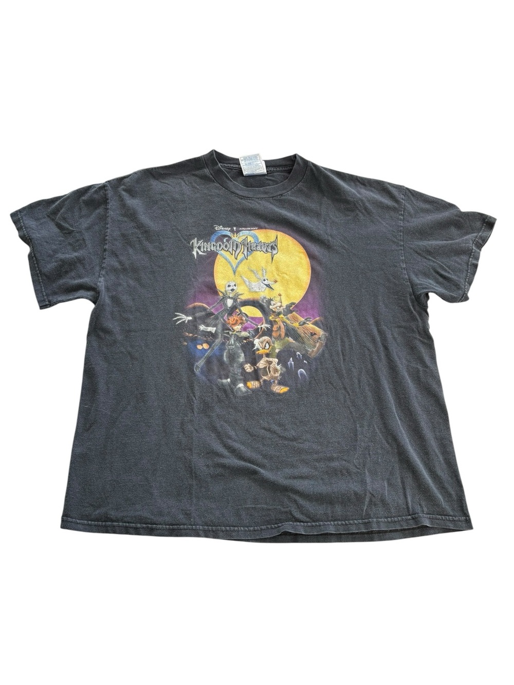 Kingdom Hearts size XL Tennessee river Graphic Tee black vintage 90s